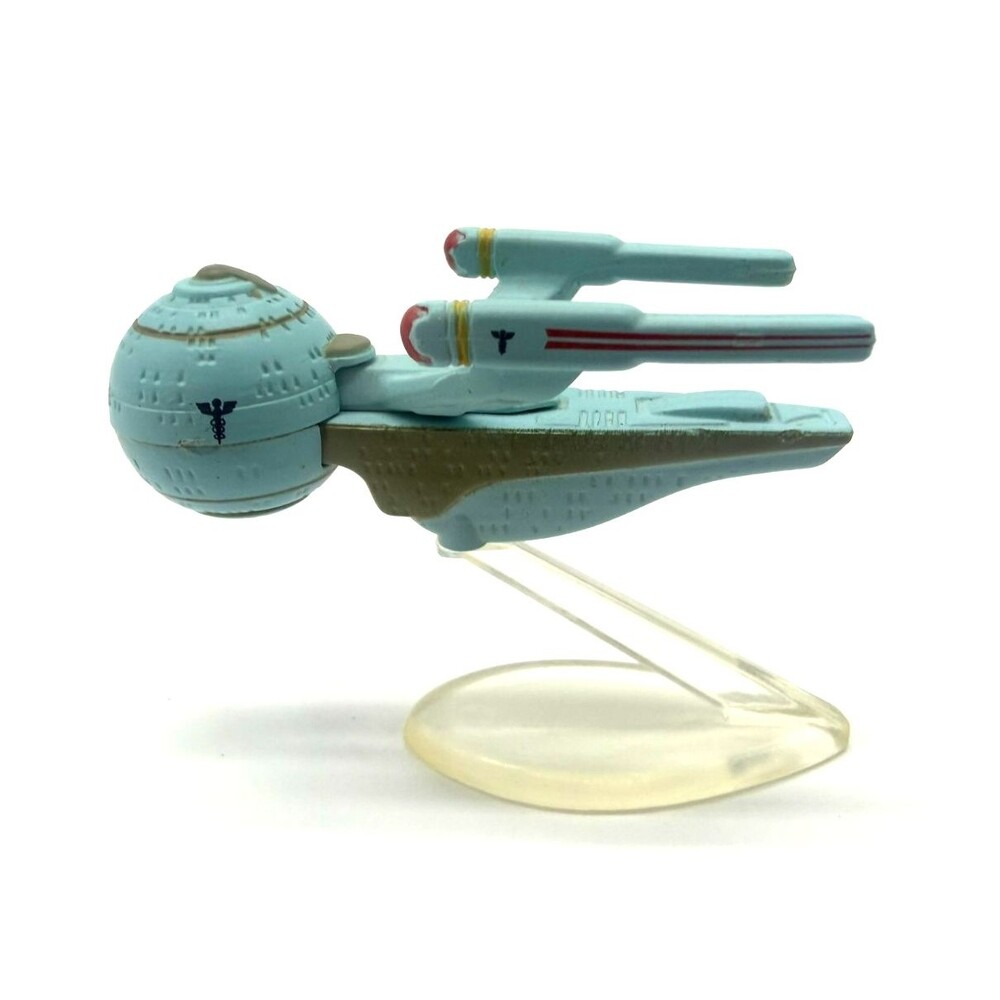 Rare Star Trek Micro Machines U.S.S. Pasteur NCC-58925 Olympic Ship and Stand